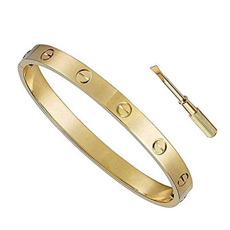 cartier gold bangle dupe.